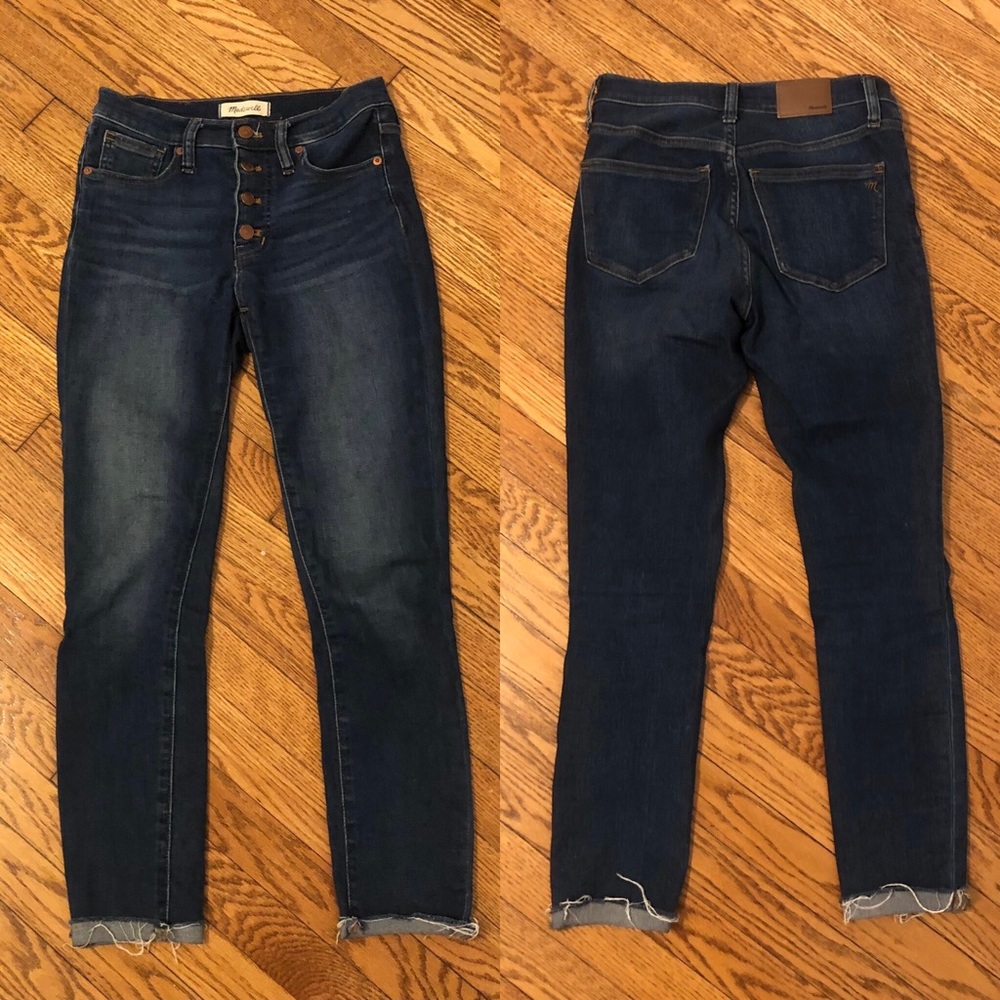 Madewell 9” Button Up Jeans